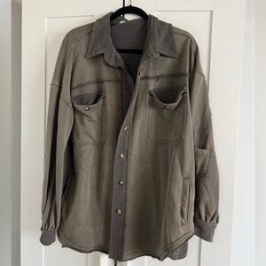 Cozy Button Up 12th Tribe Long Sleeve Shirt